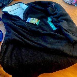 Brand new brown Orvis pull over very warm brand new with tags mens xl